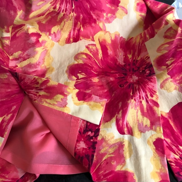 Alex Marie pink yellow floral sleeveless sheath Dress NWOT size 4 - Picture 6 of 8